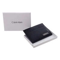 Calvin Klein Smooth Leather Cardholder - Black