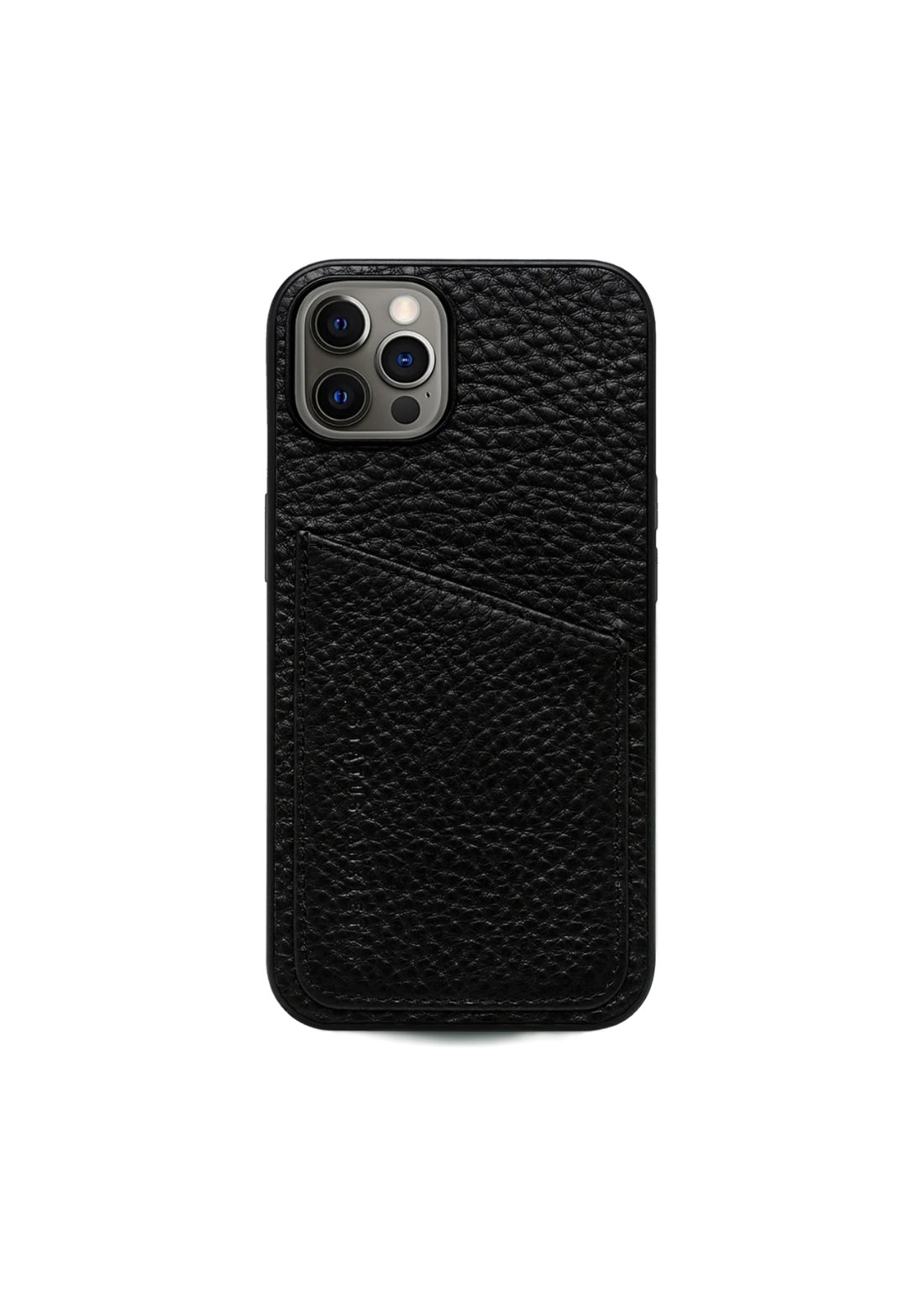 Status Anxiety Who's Who Leather Phone Case (iPhone) - Black