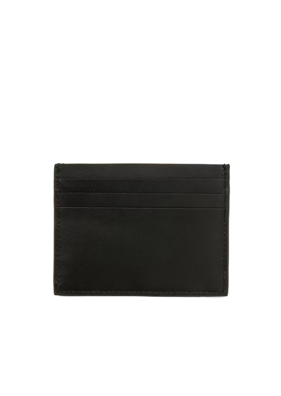 Calvin Klein Smooth Leather Cardholder - Black