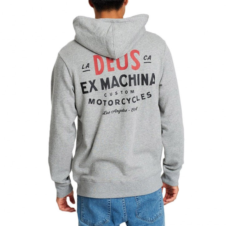 Deus Ex Machina Sentiments Hoodie - Grey Marle