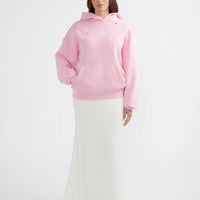 Ena Pelly Neve Logo Hoodie - Washed Pink