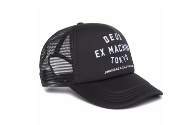 Deus Ex Machina Tokyo Address Trucker - Black