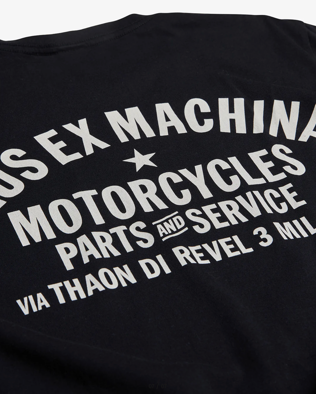 Deus Ex Machina Milano Address Tee - Black