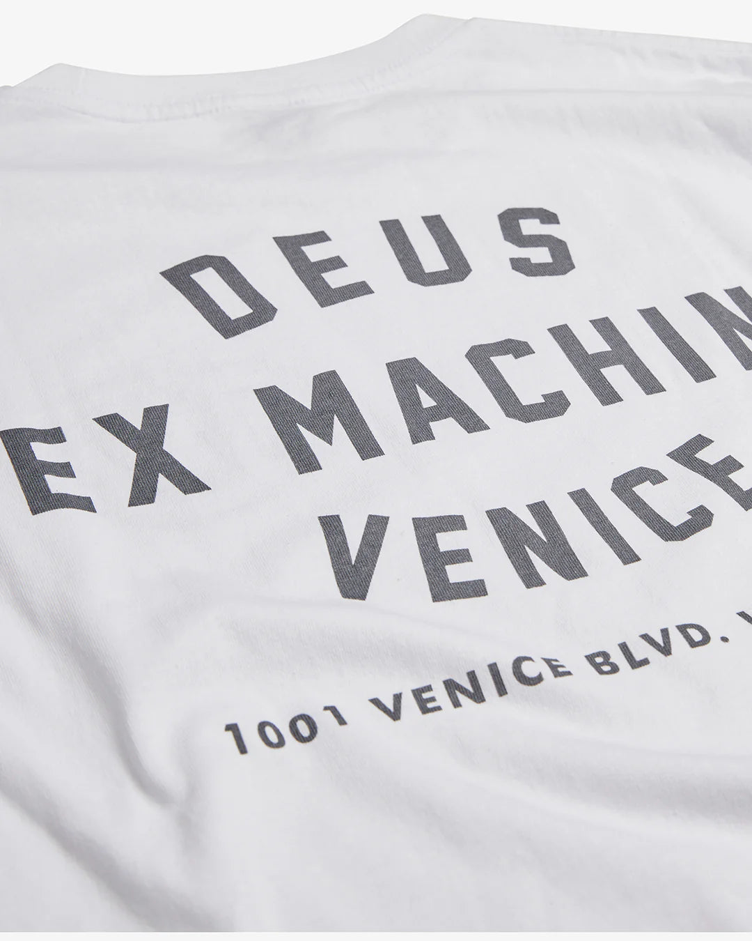 Deus Ex Machina Venice LS Address Tee - White