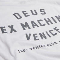 Deus Ex Machina Venice LS Address Tee - White