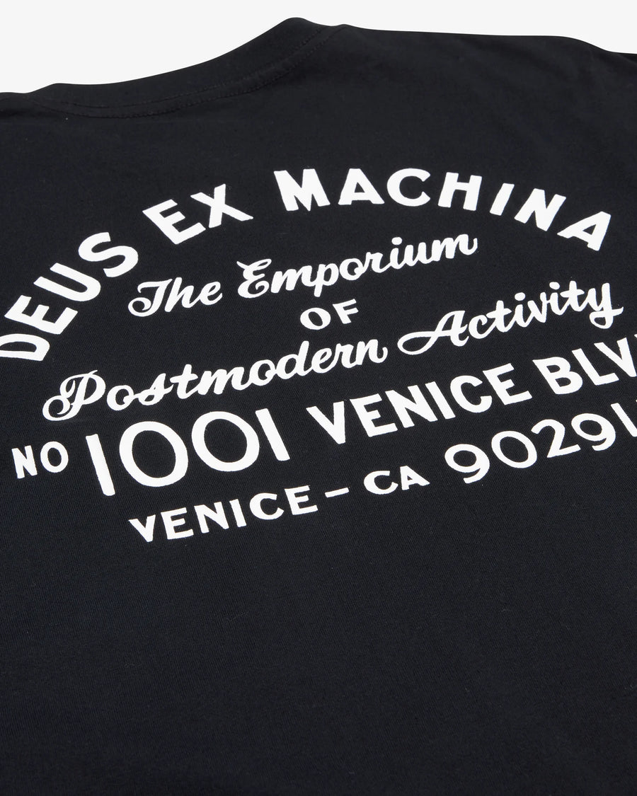 Deus Ex Machina Venice Address Tee - Black