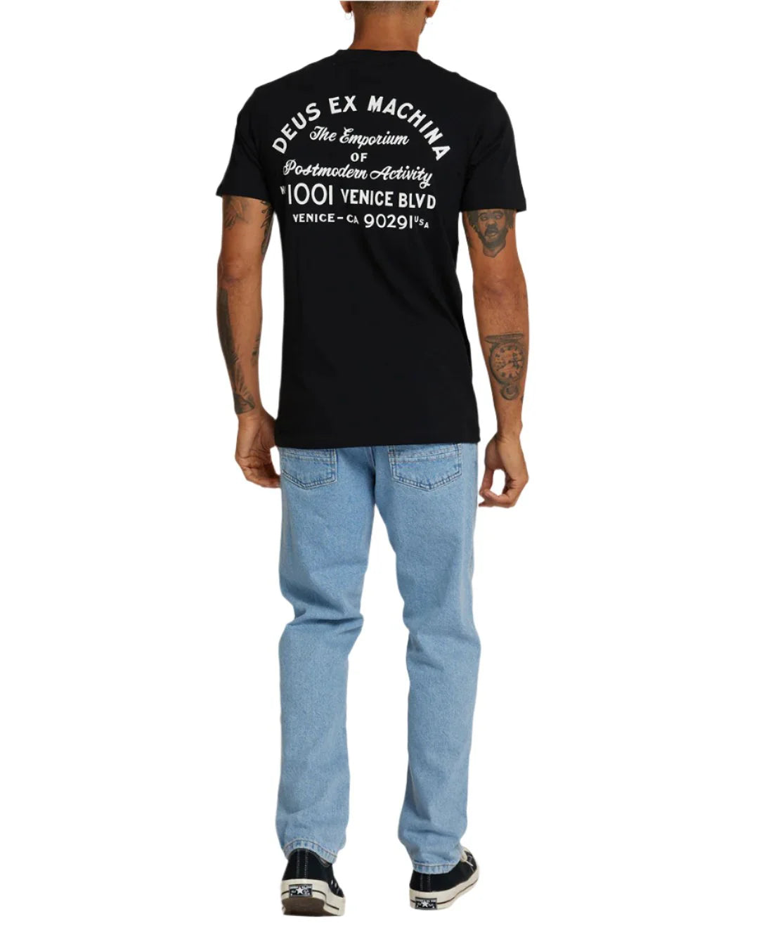 Deus Ex Machina Venice Address Tee - Black