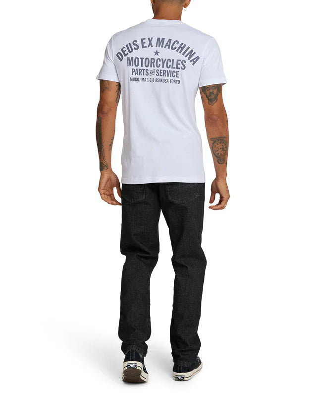 Deus Ex Machina Tokyo Address Tee - White