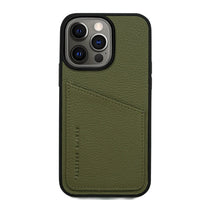 Status Anxiety Who's Who Leather Phone Case (iPhone) - Khaki