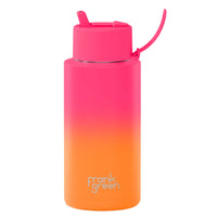 Frank Green Gradient Ceramic Reusable Bottle 34oz/1000ml - Summer Sunset