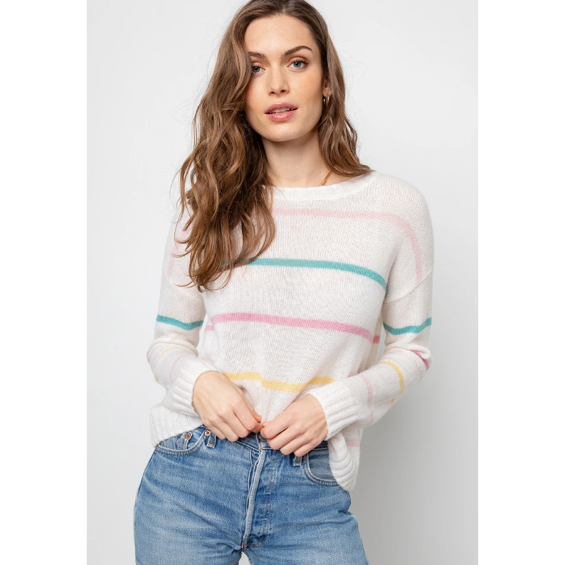 Rails Perci Sweater - Sorbet Stripe