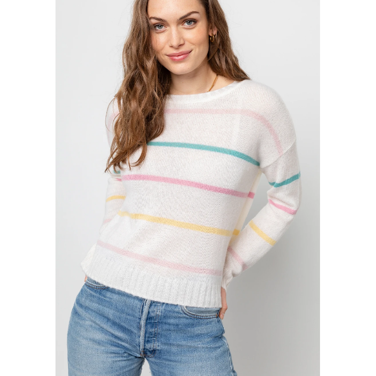 Rails Perci Sweater - Sorbet Stripe