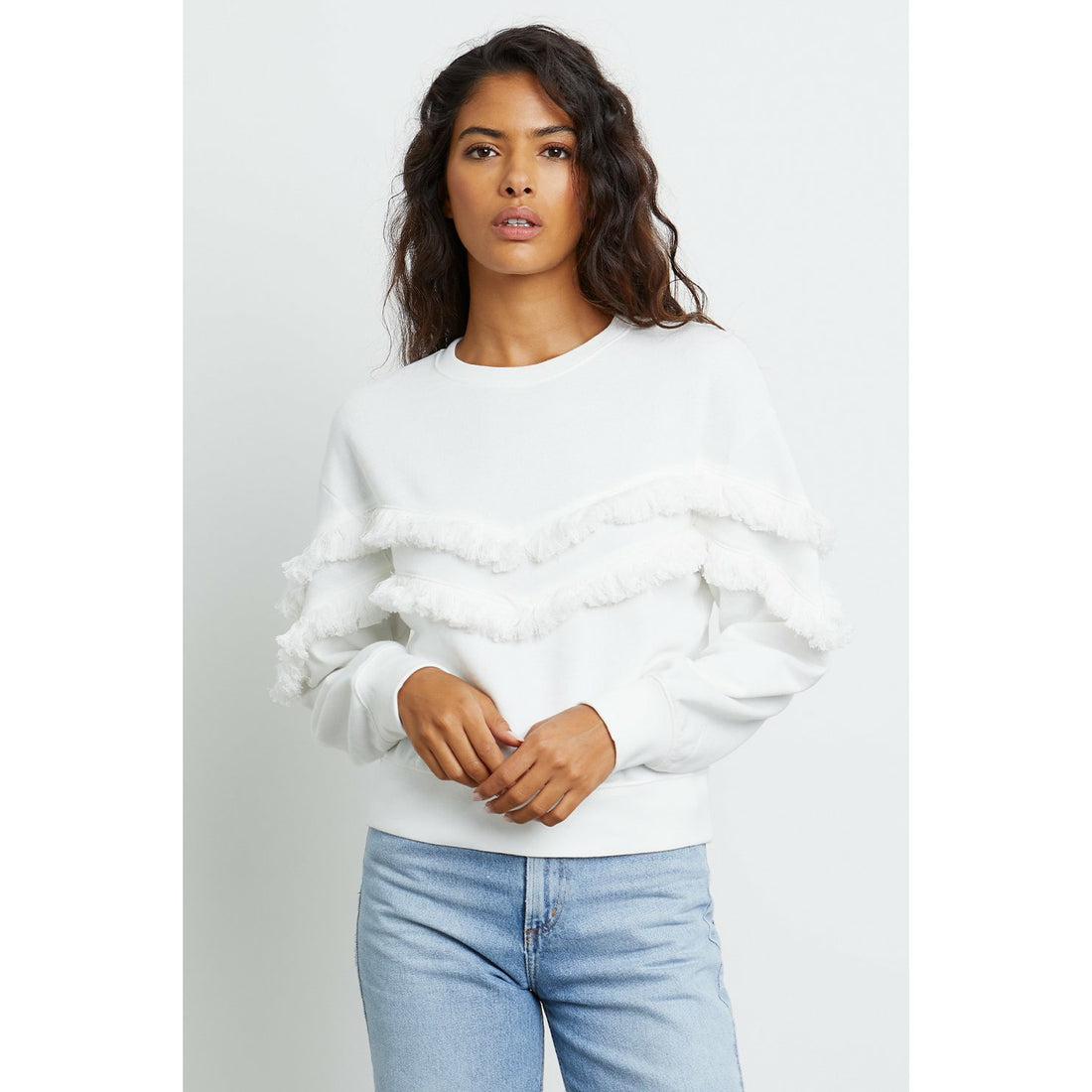 Rails Kinsey Sweatshirt - White