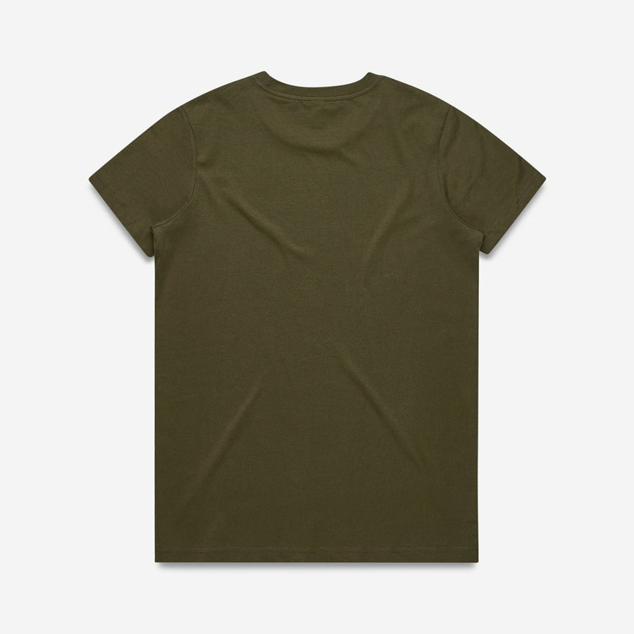 Status Anxiety Think It Over Women's Tee - Army